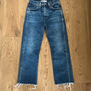 Wilfred/Citizens of Humanity straight high rise cropped jeans size 24
